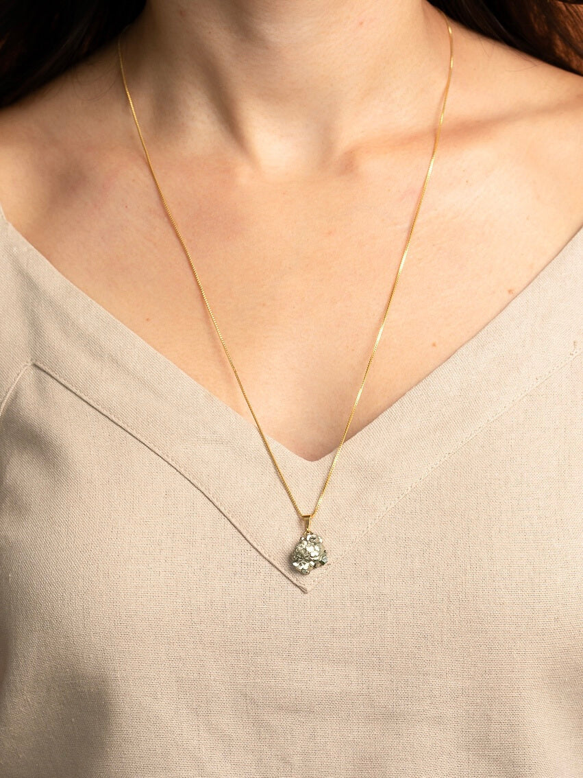 Prosperity - Pyrite Necklace