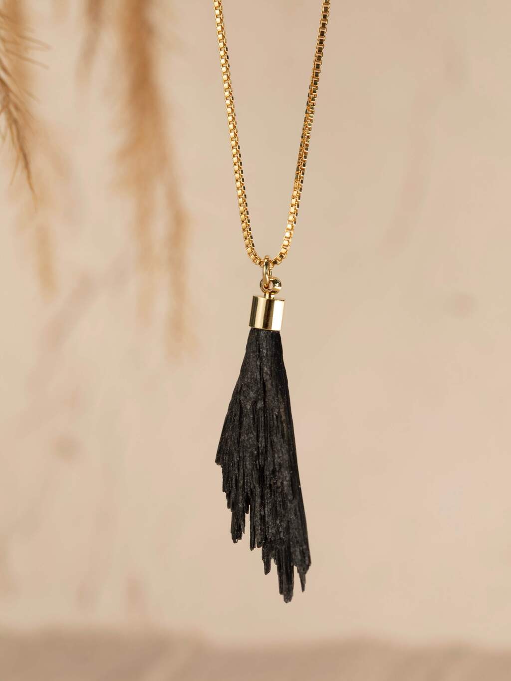 Black Kyanite Necklace