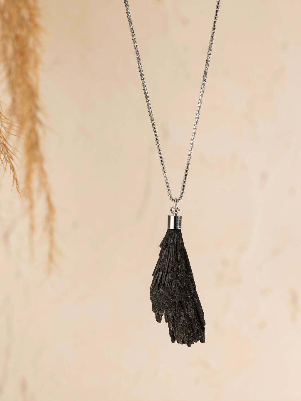 Black Kyanite Necklace