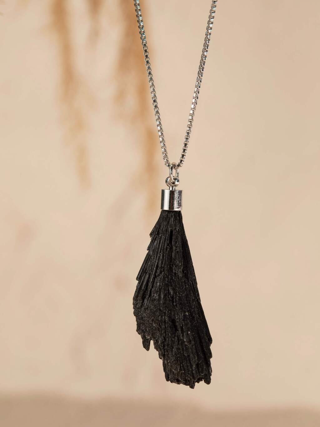 Black Kyanite Necklace