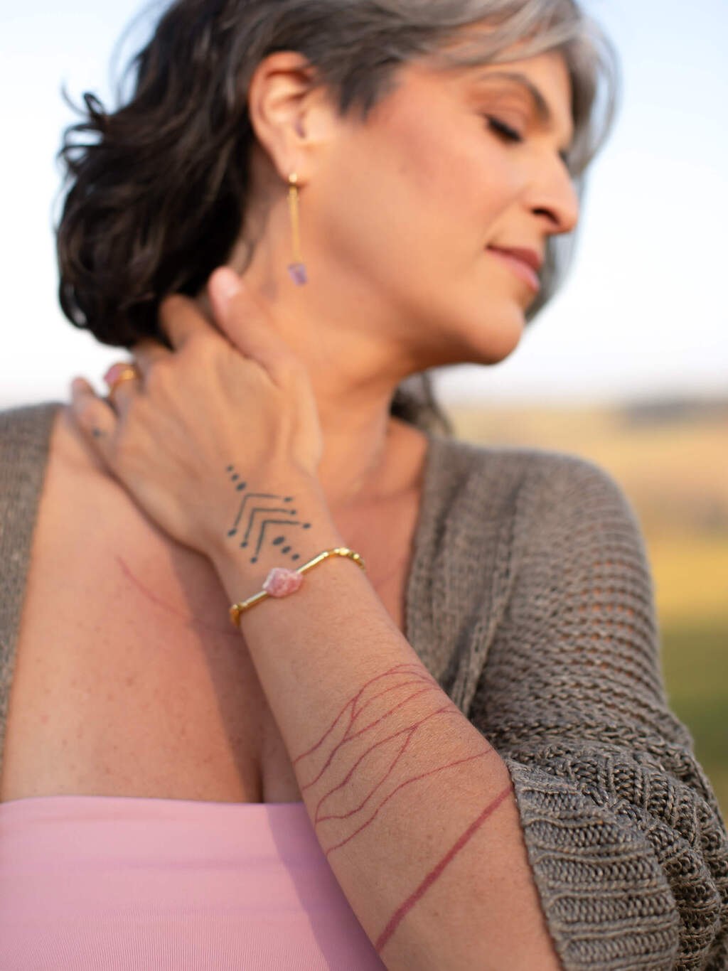 Soul Bracelet - Rhodochrosite