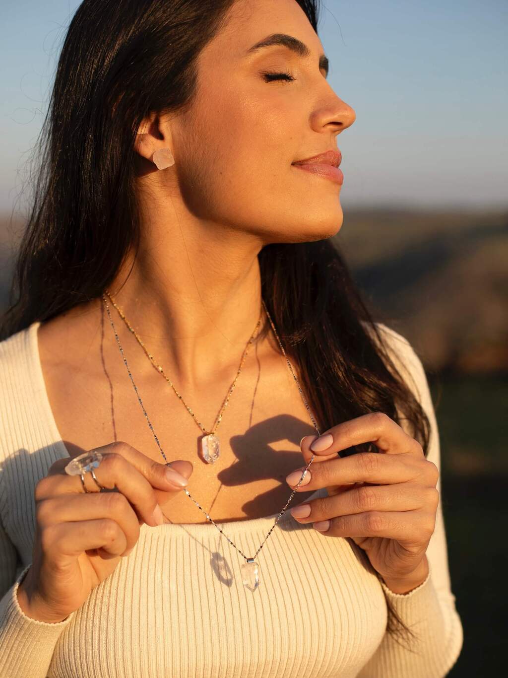 Expansion - Clear Quartz Necklace