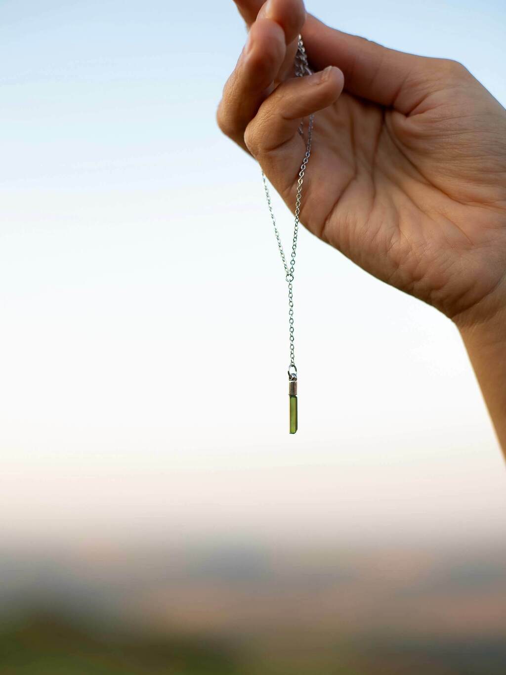 Green Tourmaline Necklace
