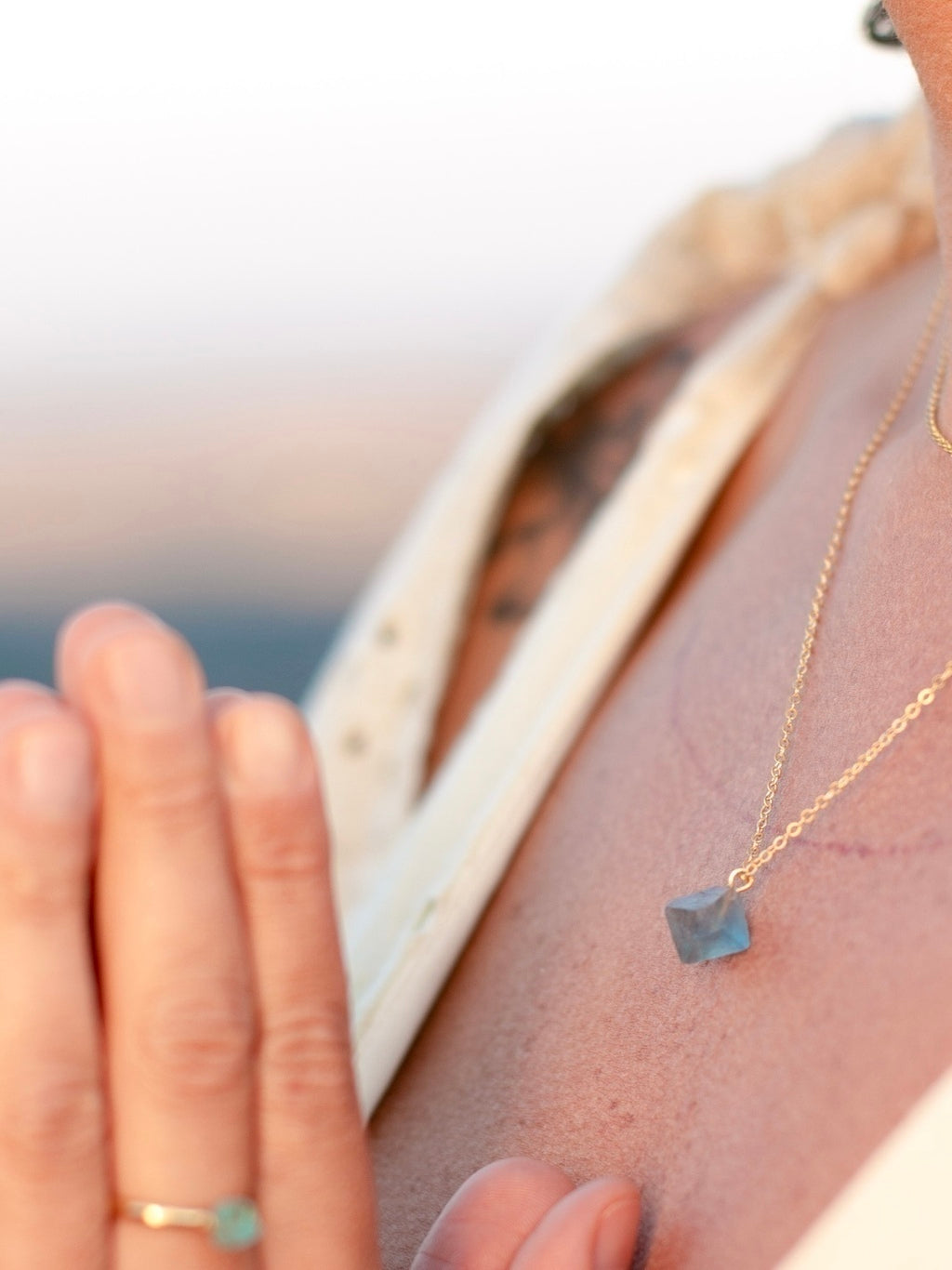 Octahedral Fluorite Necklace