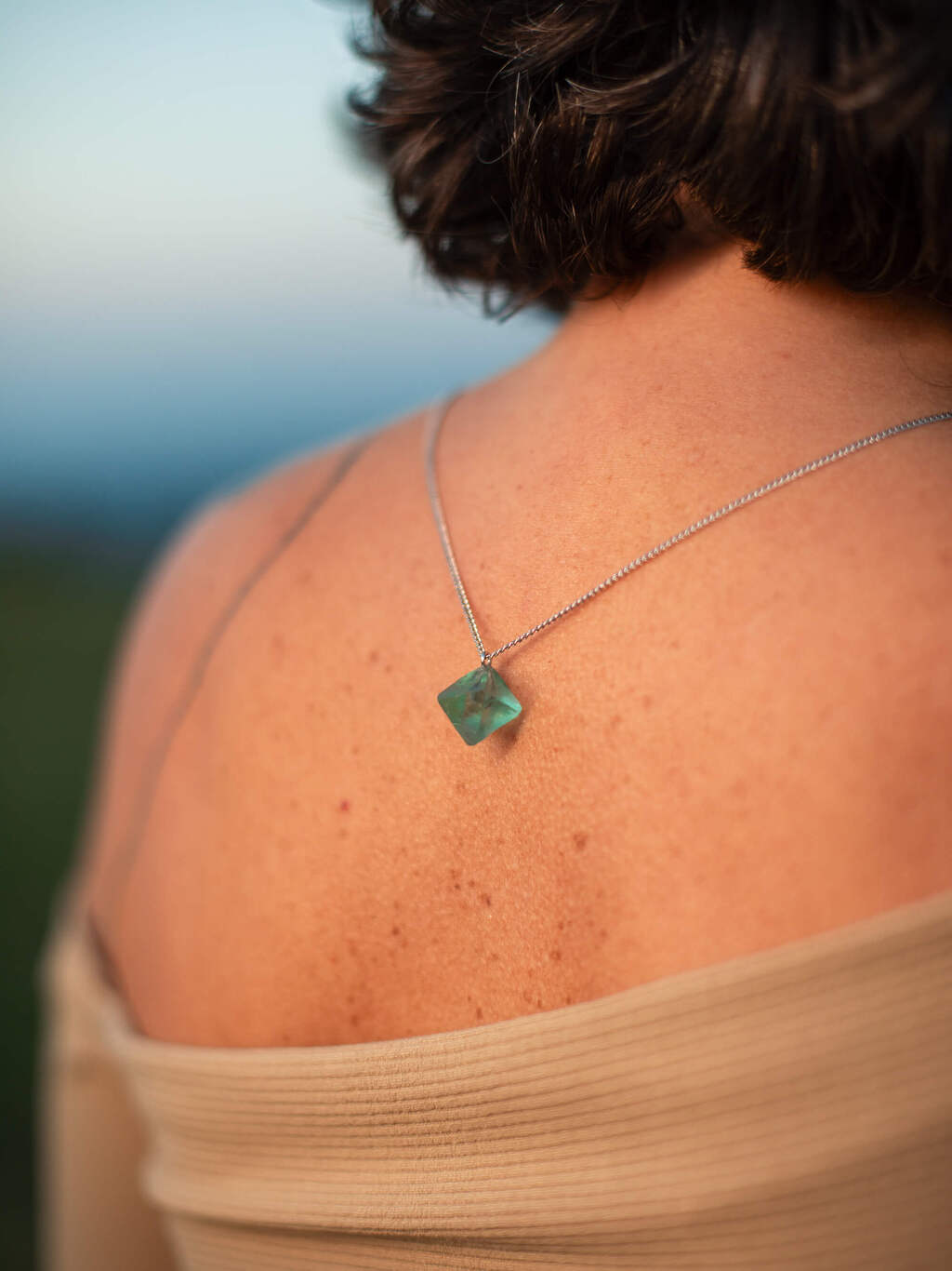 Focus Scapular: Sodalite and Octahedral Fluorite