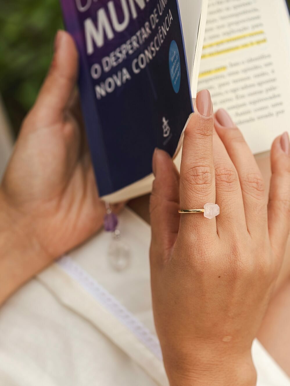 Rose Quartz Ring