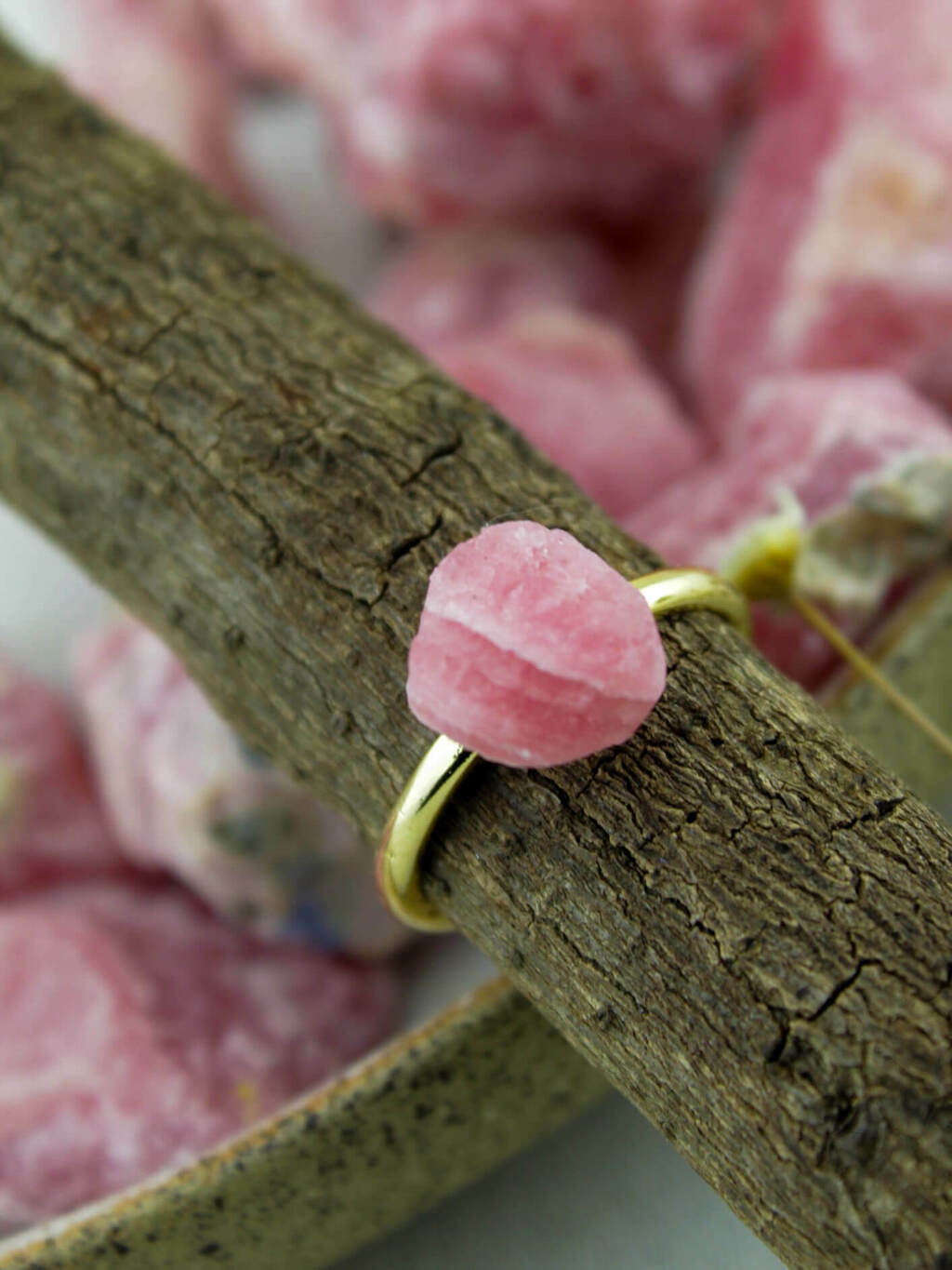 Rhodochrosite Ring