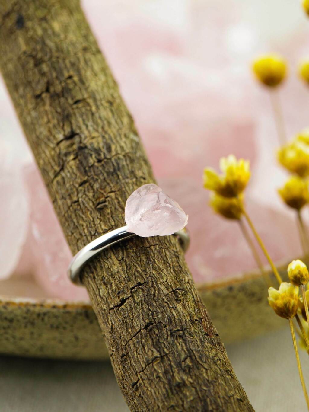 Rose Quartz Ring