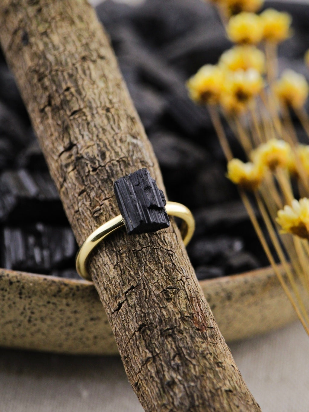 Black Tourmaline Ring