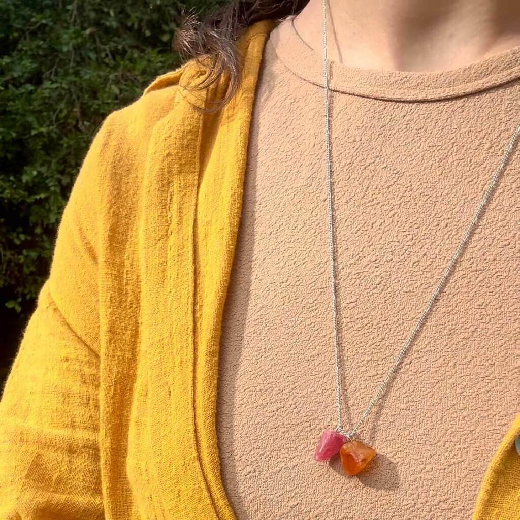 Self-esteem Scapular: Carnelian and Rhodonite