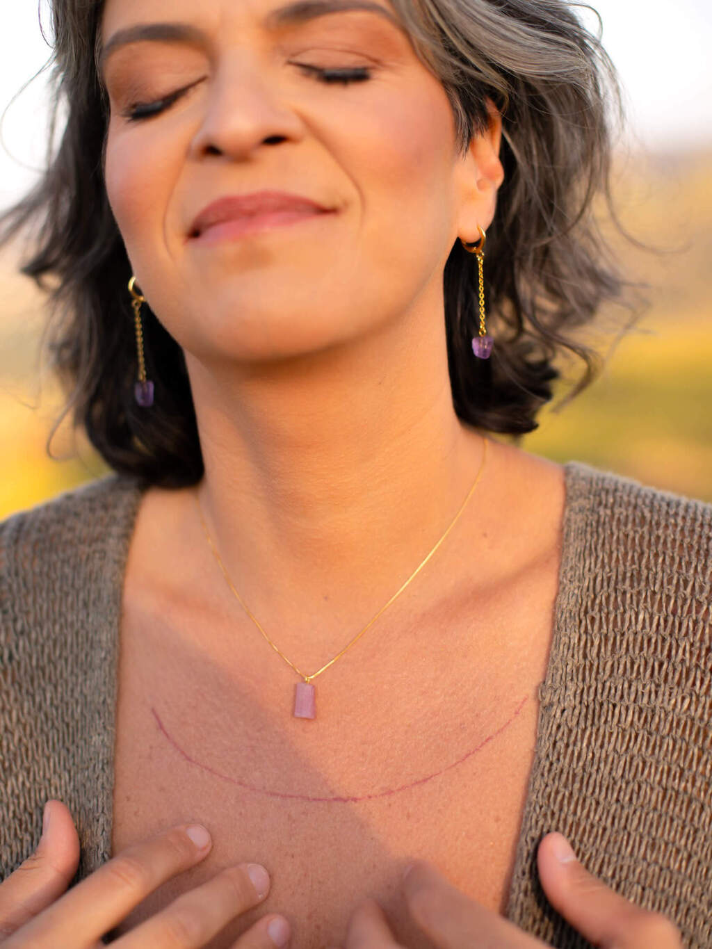 Pink Tourmaline Necklace