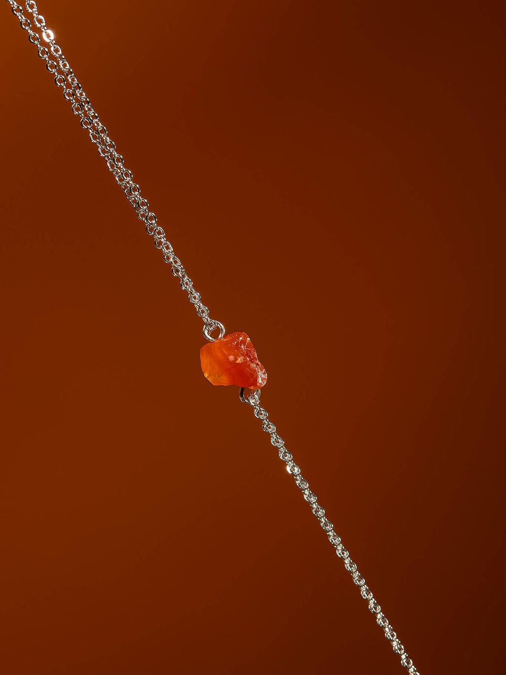 Carnelian Ankle Bracelet