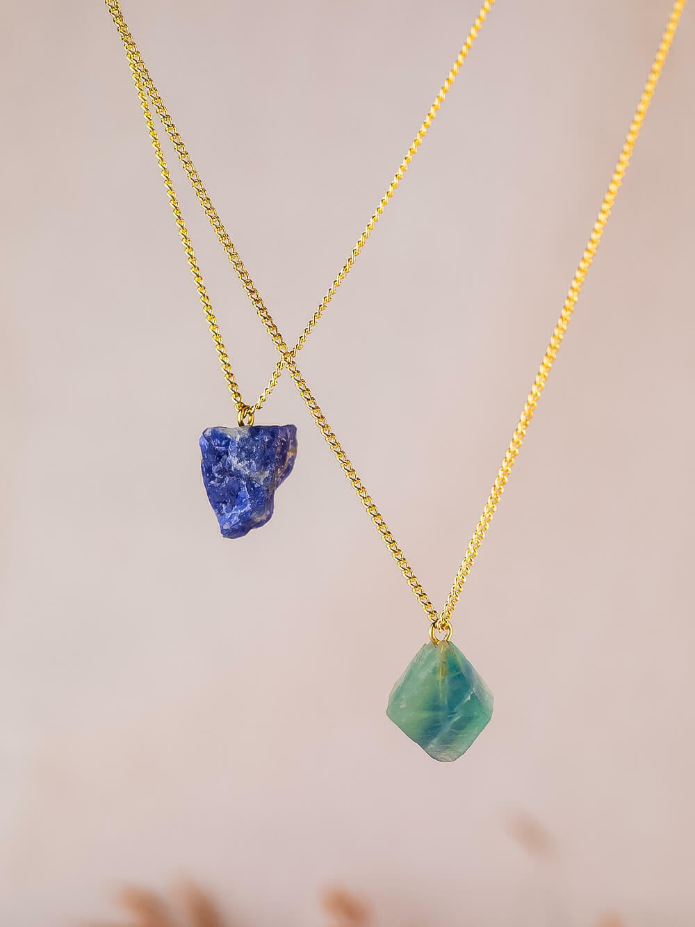 Focus Scapular: Sodalite and Octahedral Fluorite
