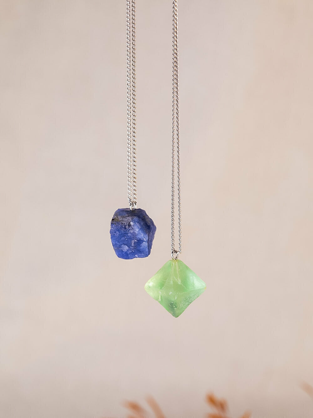 Focus Scapular: Sodalite and Octahedral Fluorite