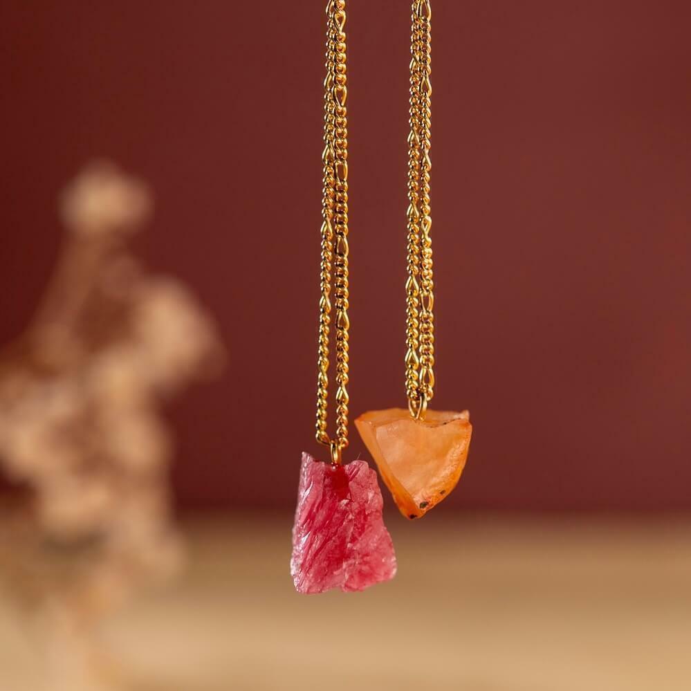 Self-esteem Scapular: Carnelian and Rhodonite