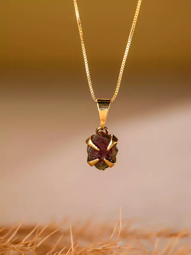 Watermelon Tourmaline Necklace