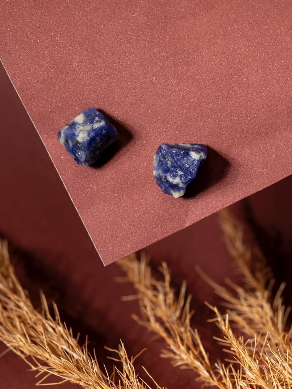 Light Earring - Sodalite