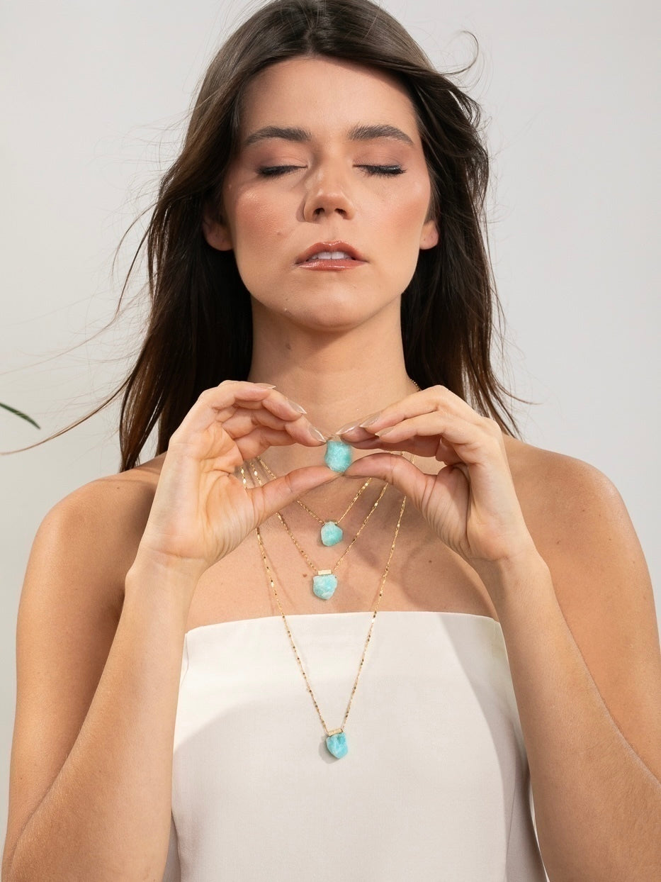 Caribbean Calcite Necklace