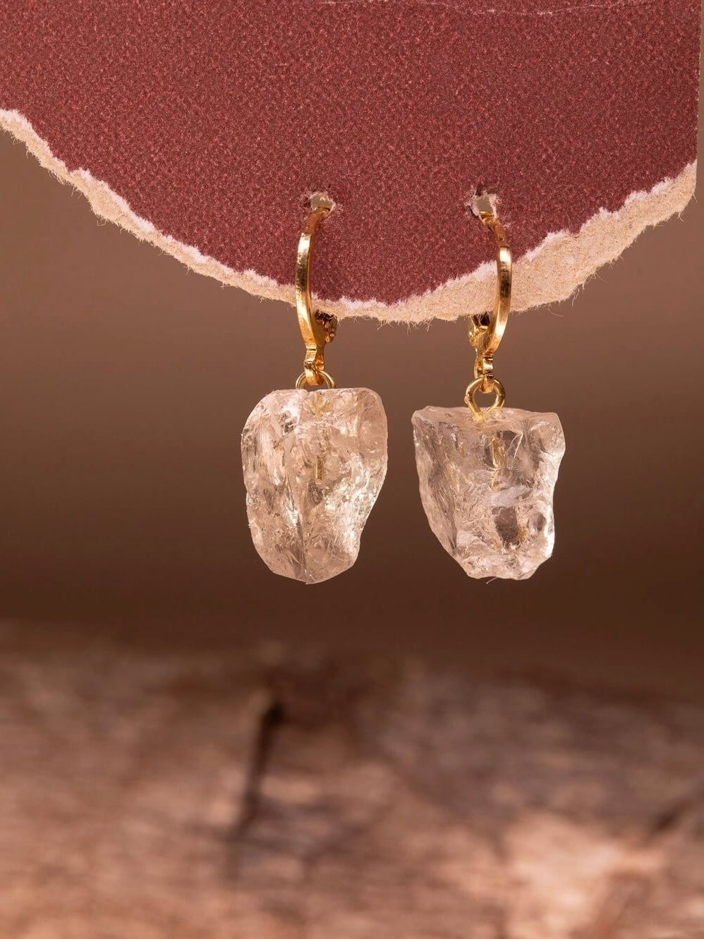 Essence Earring - Smoky Quartz