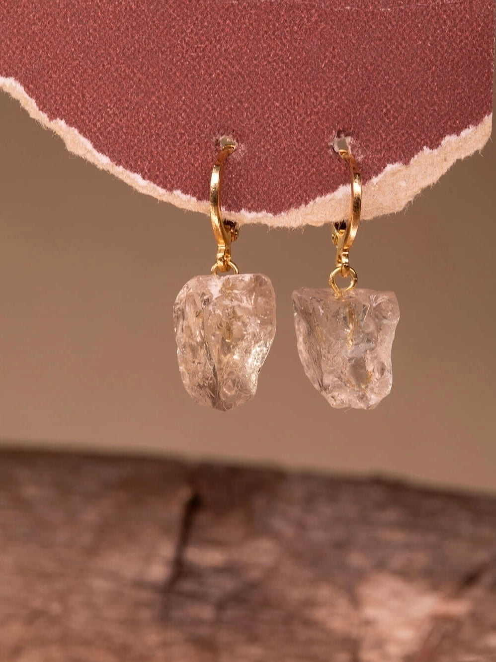 Essence Earring - Smoky Quartz