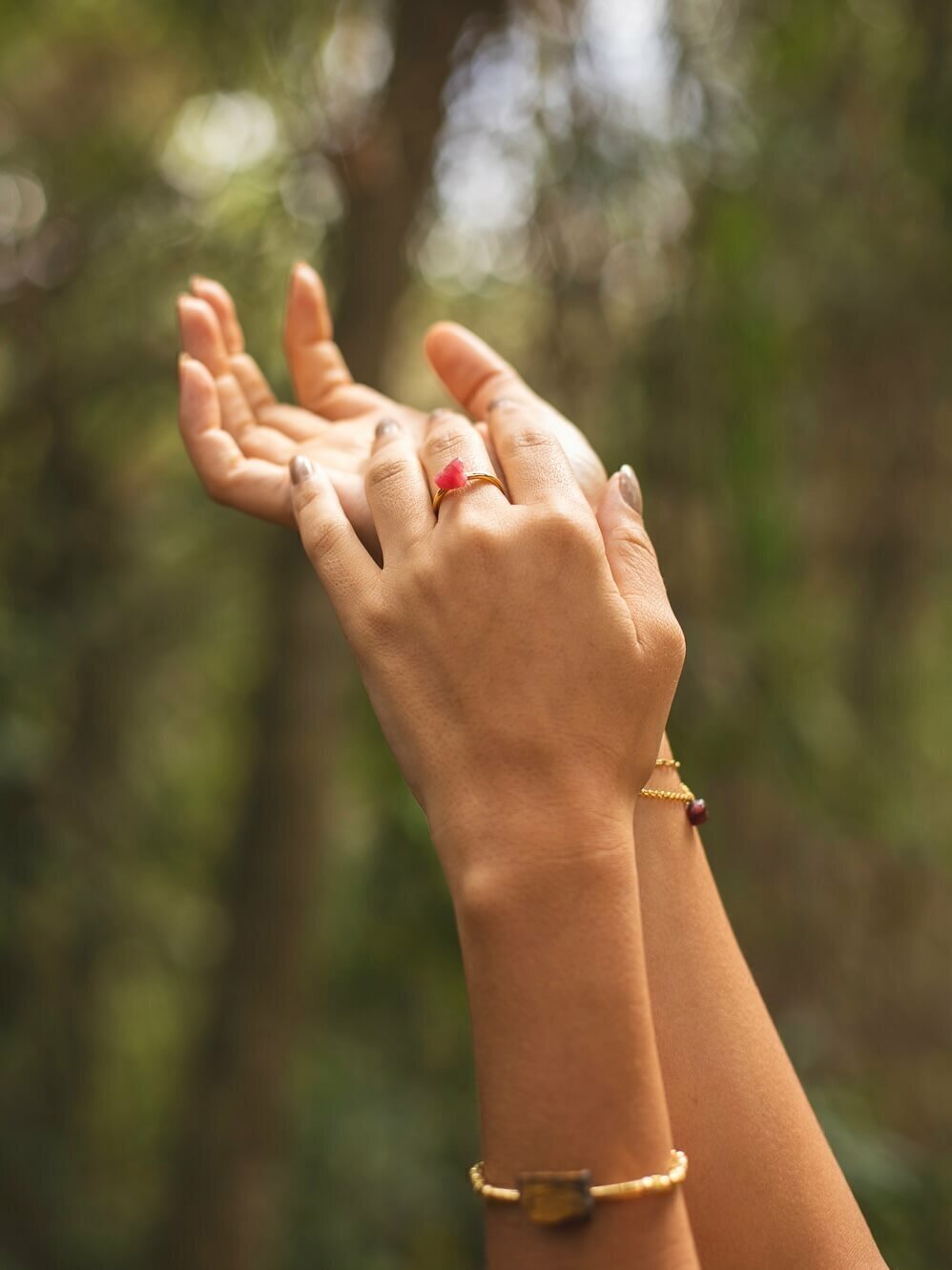Self-esteem - Rhodonite Ring