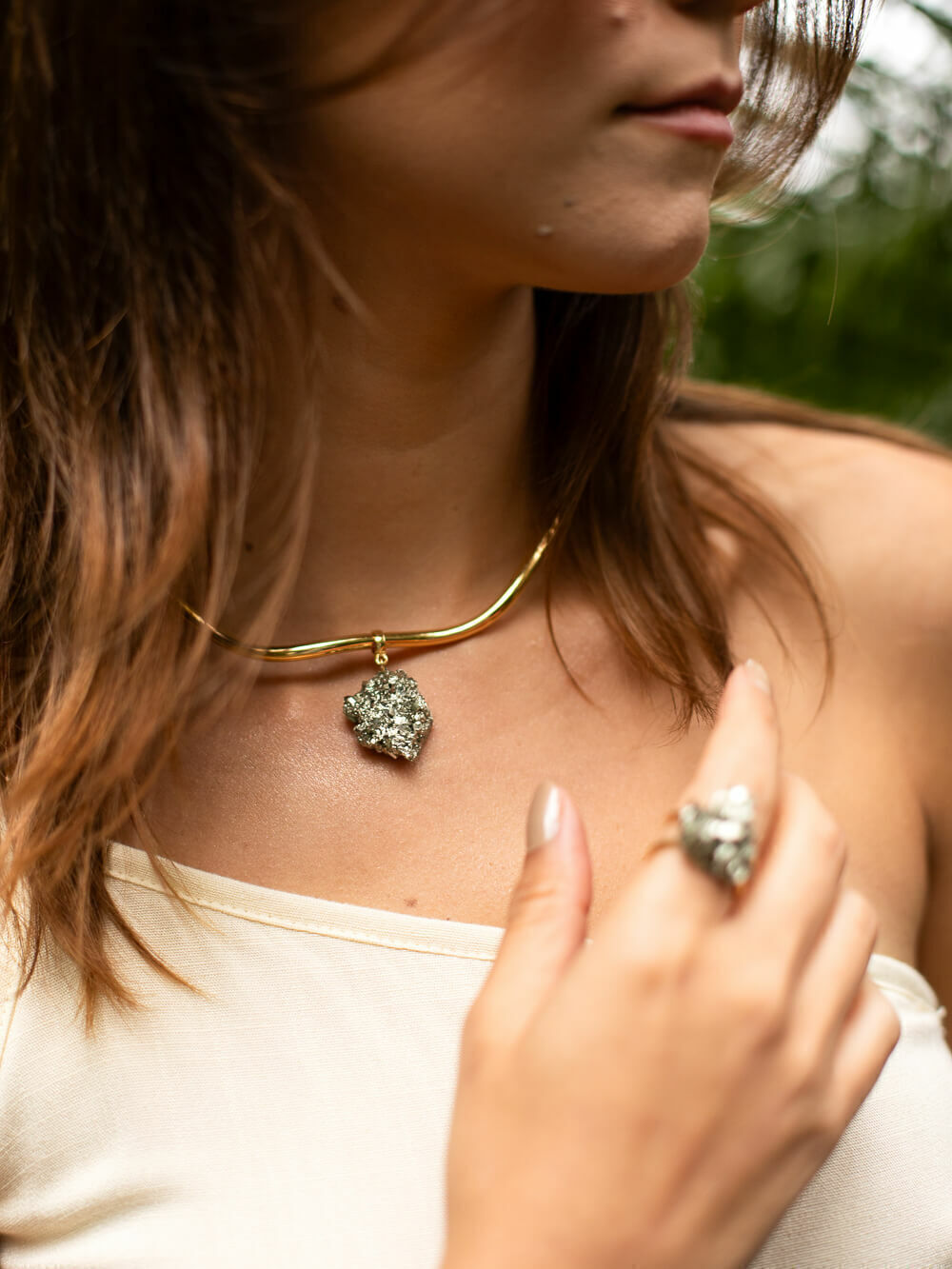 Awakening Choker - Pyrite
