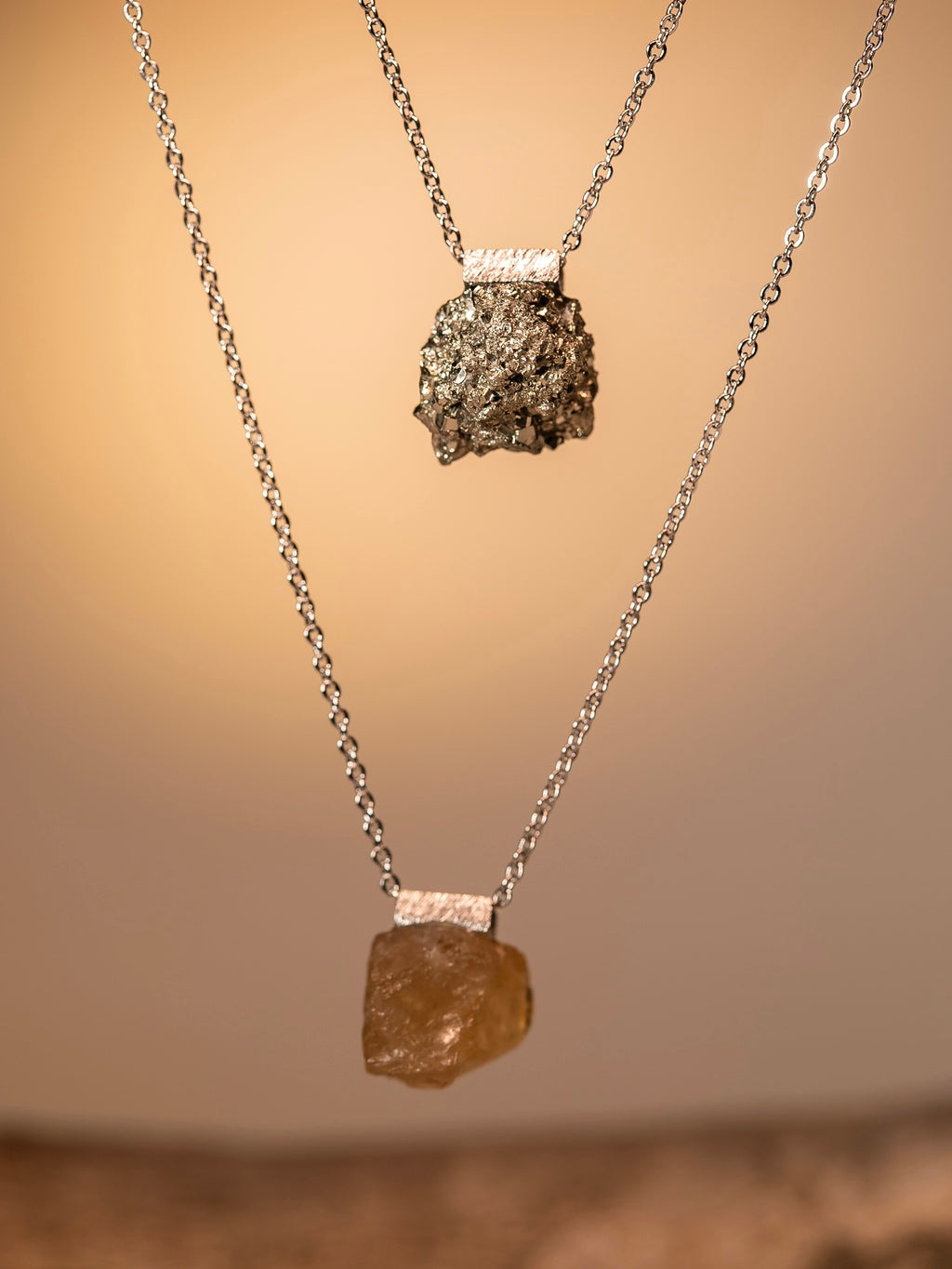 Prosperity Scapular - Pyrite and Citrine