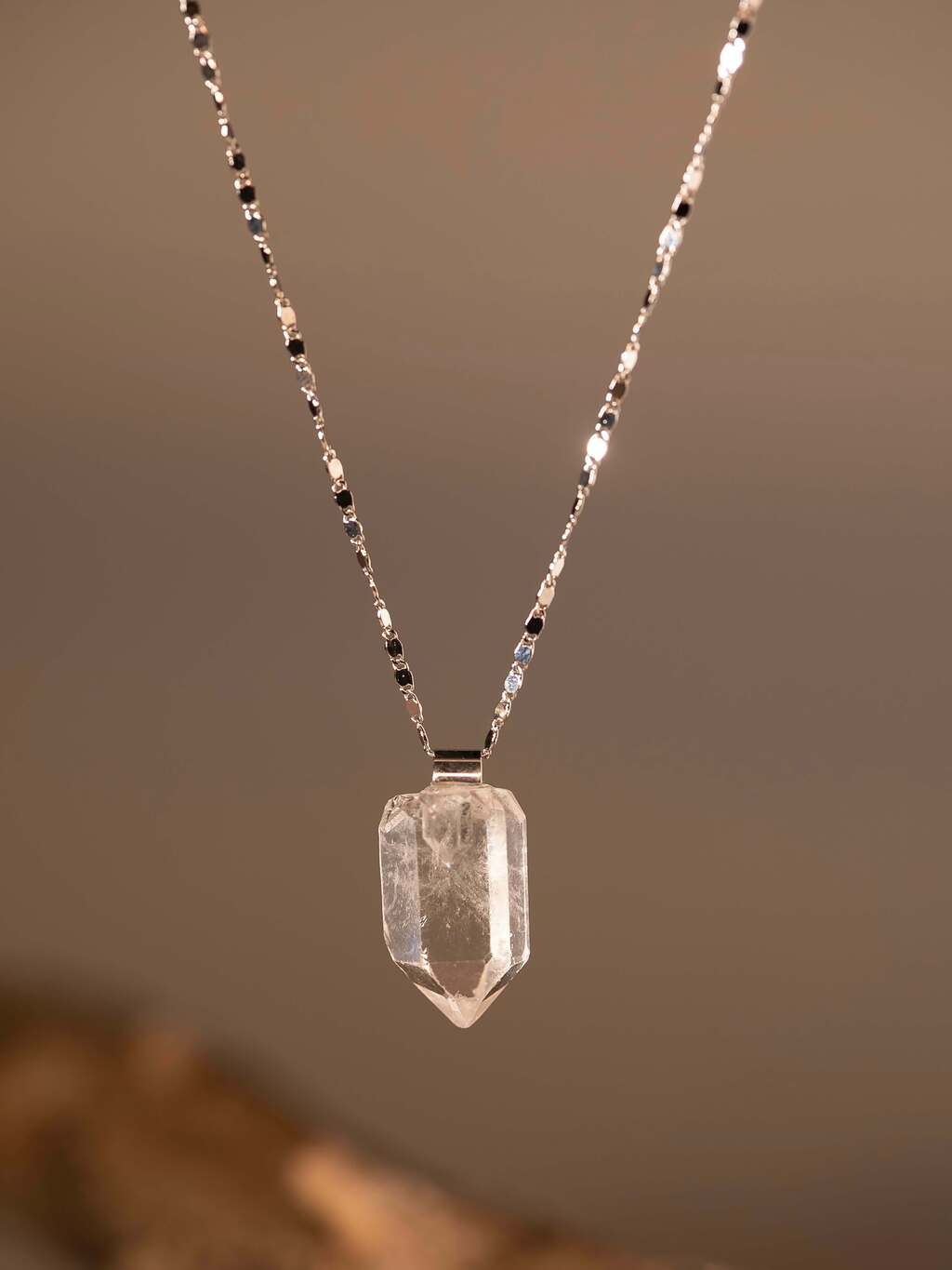 Expansion - Clear Quartz Necklace