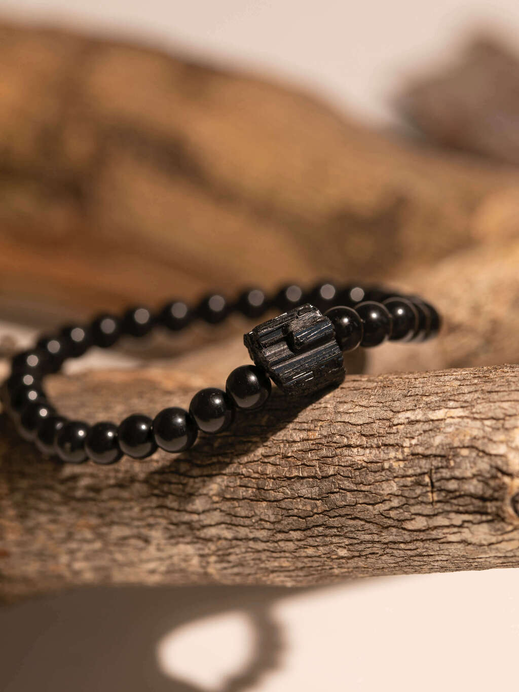 Protection - Men's Black Tourmaline Bracelet
