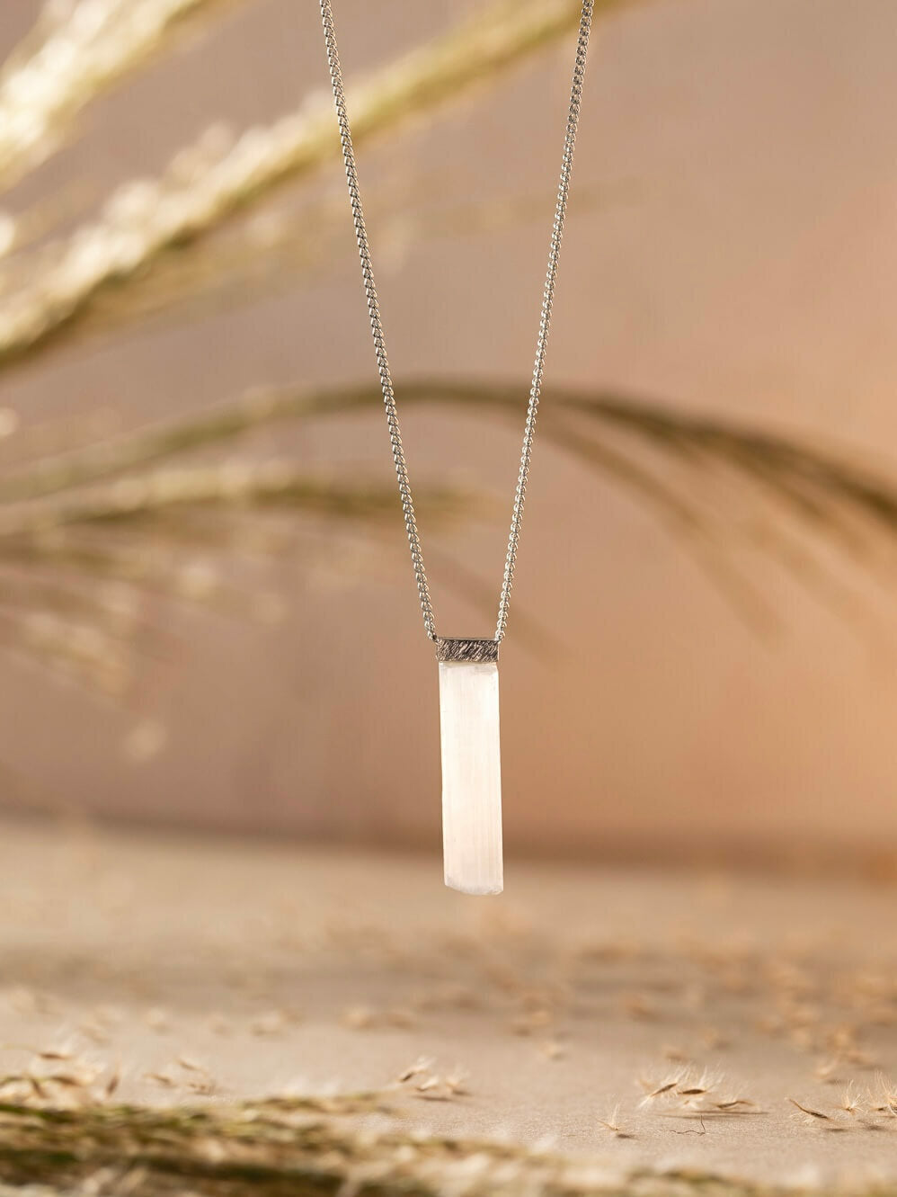 Selenite Necklace