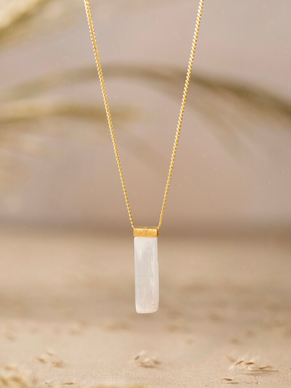 Selenite Necklace