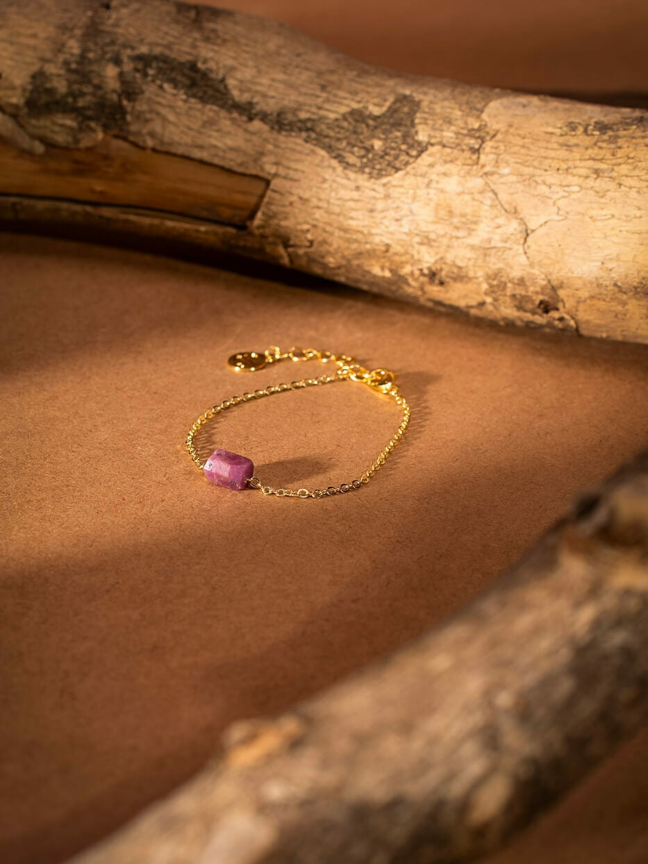 Pink Ruby (India) Bracelet