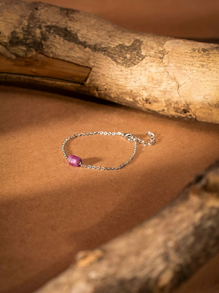 Pink Ruby (India) Bracelet