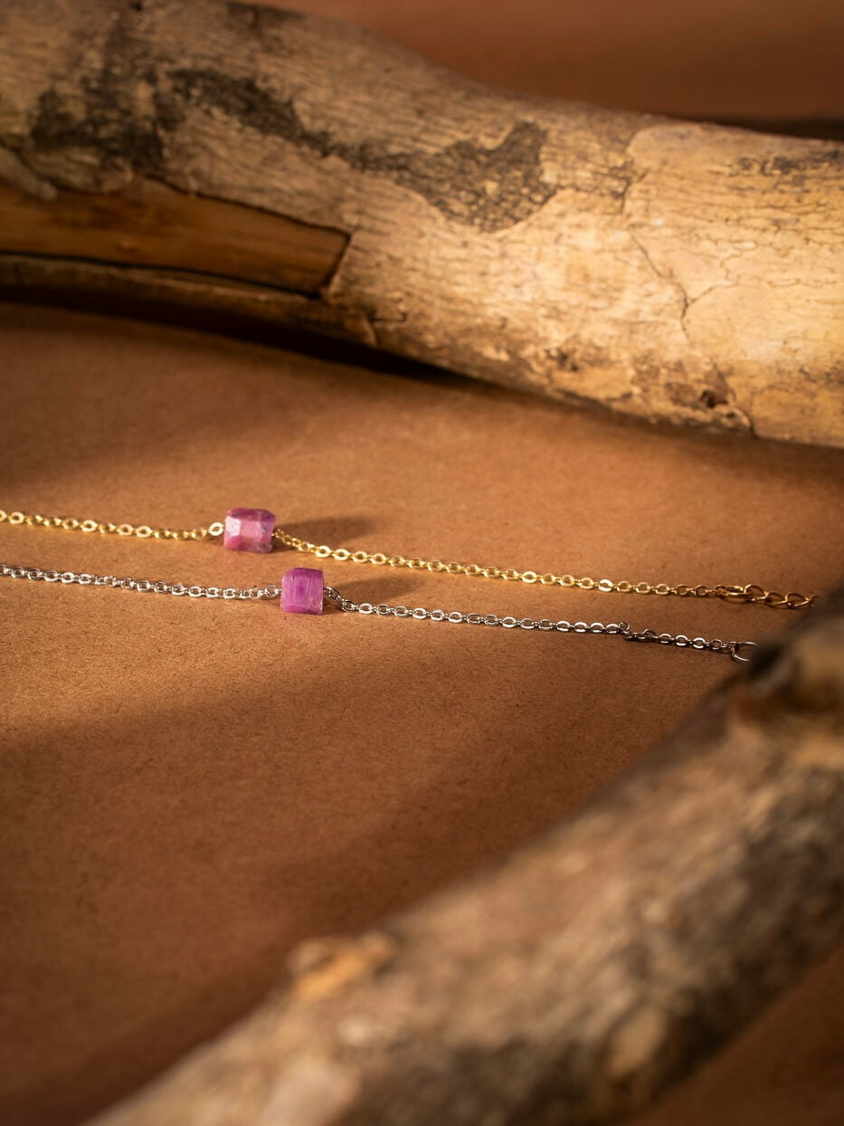 Pink Ruby (India) Bracelet